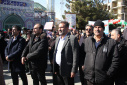 حضور حماسی دانشگاهیان دانشگاه تفرش در مراسم راهپیمایی چهل‌ و چهارمین سالروز پیروزی انقلاب اسلامی