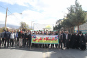 حضور پرشور دانشگاهیان داننشگاه تفرش در راهپیمایی یوم الله ۱۳ آبان