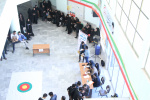 مسابقه نجات تخم مرغ در دانشگاه تفرش برگزار شد